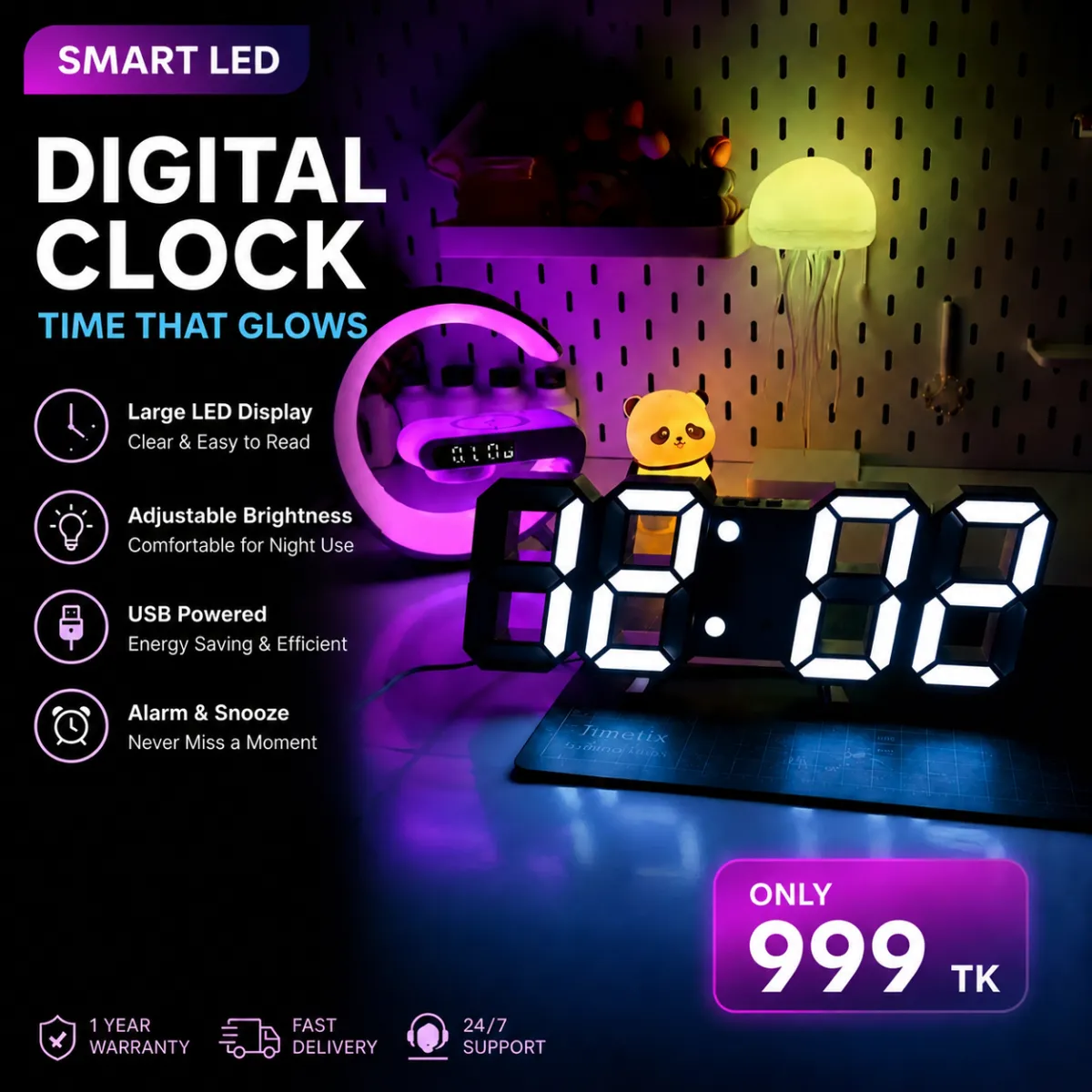 Digital Led Clock
